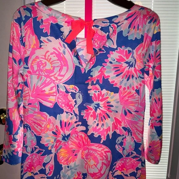 Lilly Pulitzer NWT Noelle Dress Navy Bayside Stripe Size S - Picture 13 of 16